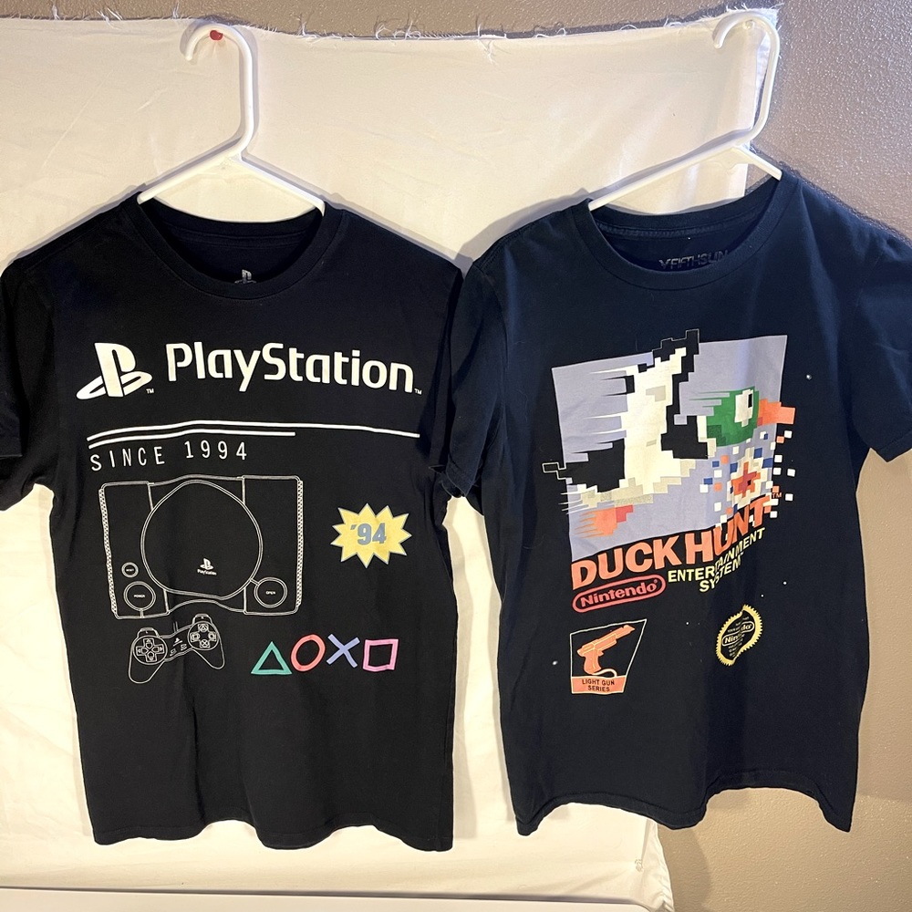 PlayStation and Nintendo Shirts